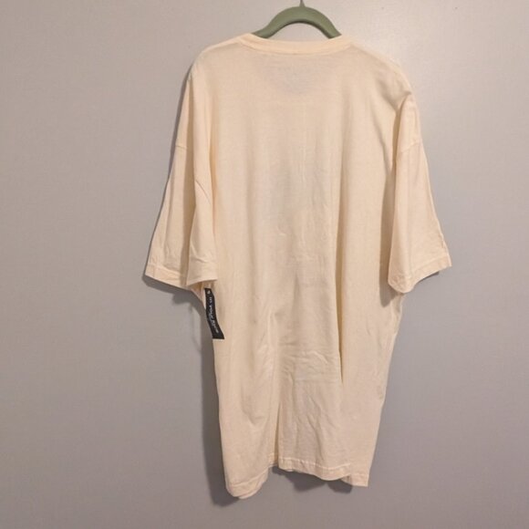 NWT Men's T-Shirt Good Vibes Size L/XL Yellow - Picture 2 of 4